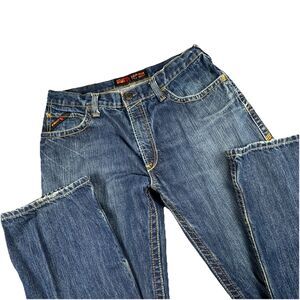 Ariat M4 FR Jean Men 36x36 Low Rise Bootcut Workwear Denim Fire Resistant Cowboy